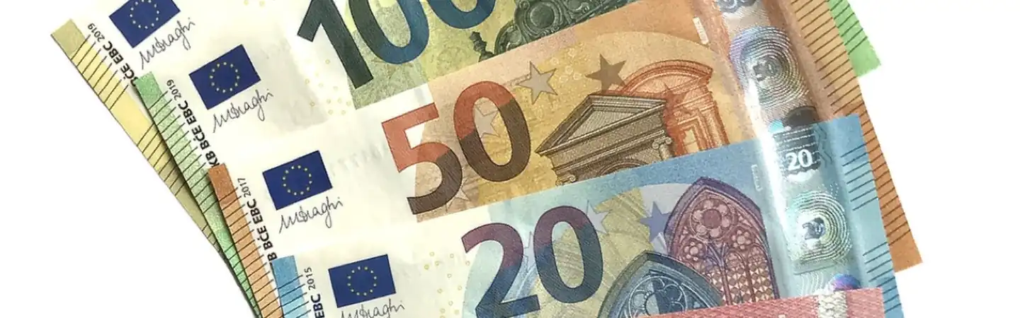 Billets en euros pour le budget d'un EVG ou EVJF en Europe